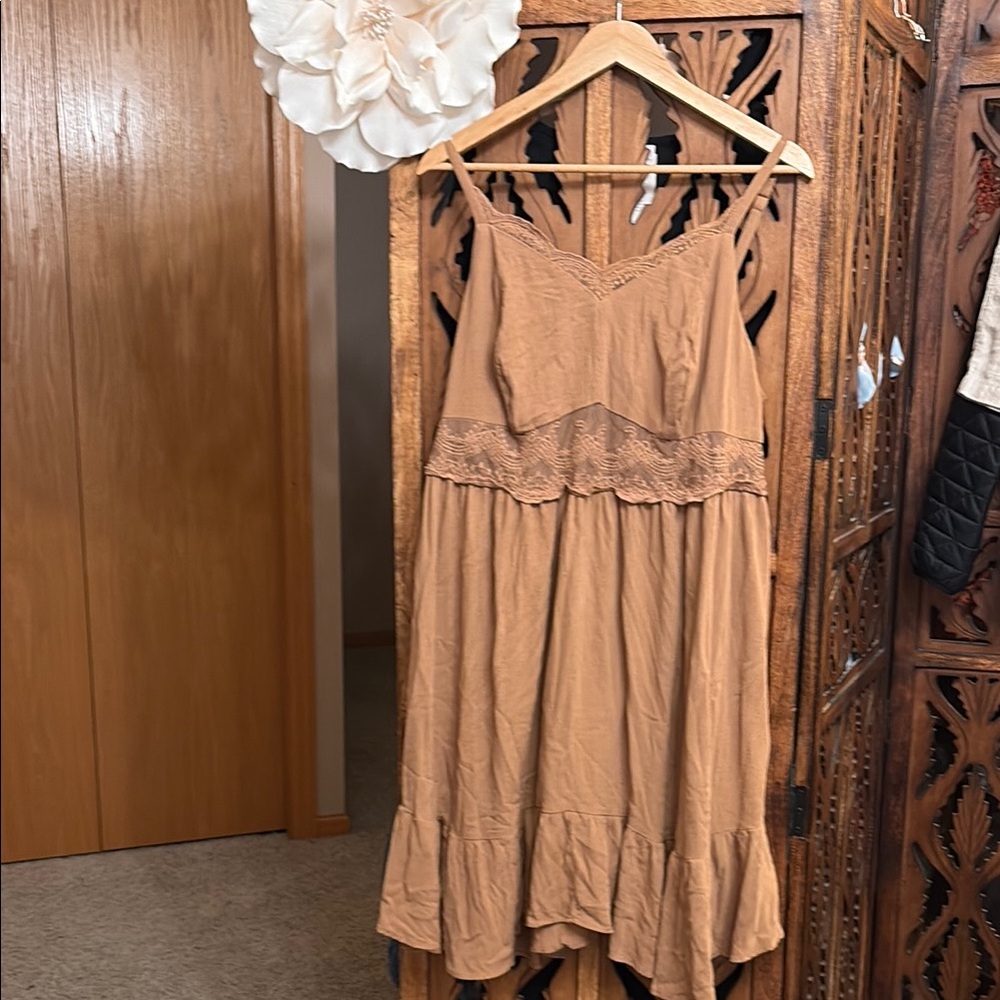 Torrid Brown Midi Dress